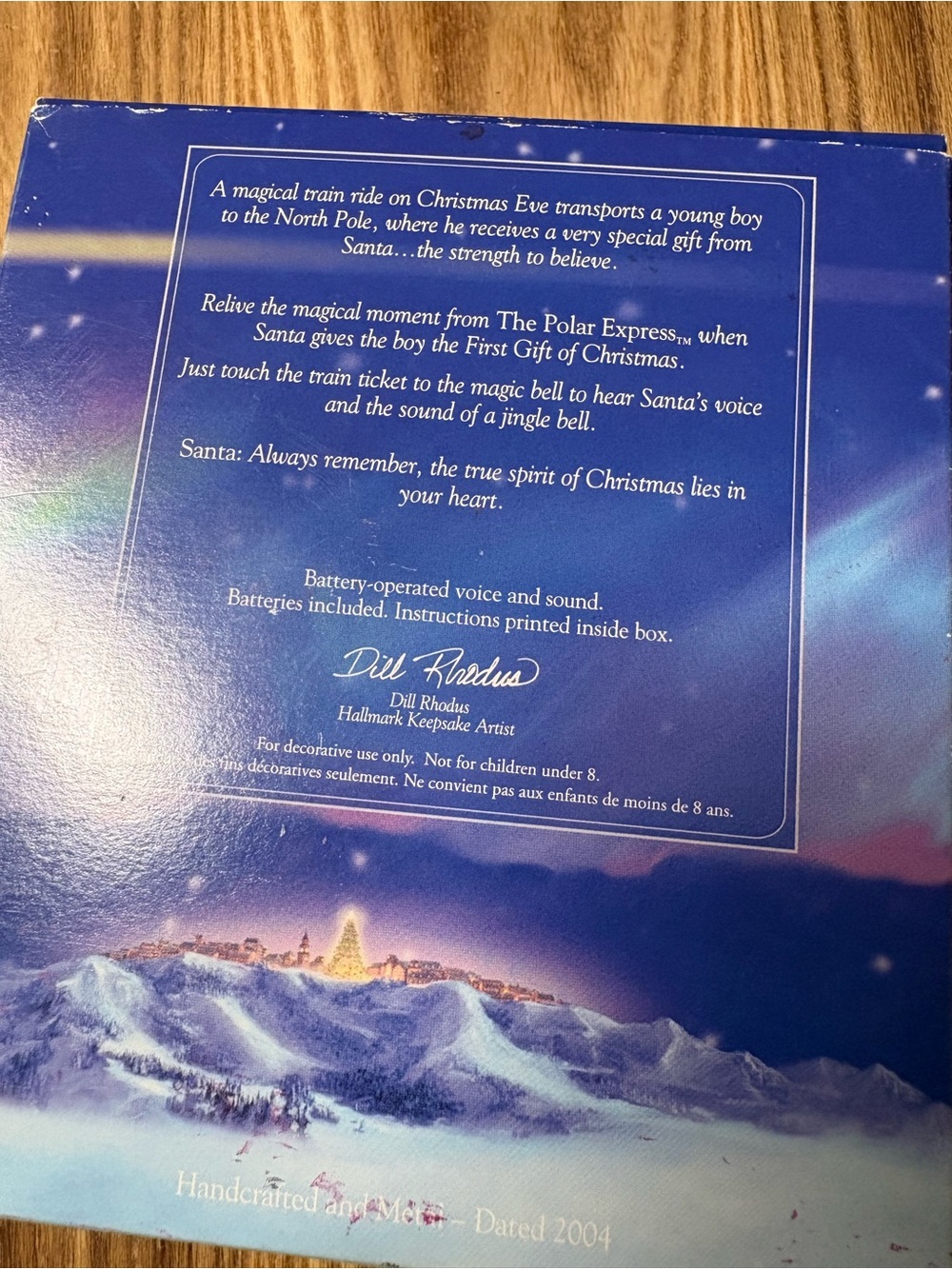 Hallmark Keepsake The Polar Express Magic Bell Ornament - Picture 3 of 5